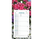 Calendrier mensuel Nature avec feuillets détachables 13 x 23 cm sur support plaque imprimée 16 x 33 cm 2026 - Visuels assortis