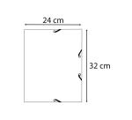 Exacompta Opak Recycled Elasticated 3 Flap Folder A4