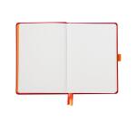 Rhodiarama Goalbook rembordé rigide A5 240 pages dot papier blanc 90g - Coquelicot