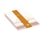 Terracotta, Memoblok 3 niveaus 10x14x0,8cm 90 velletjes, 30 per formaat