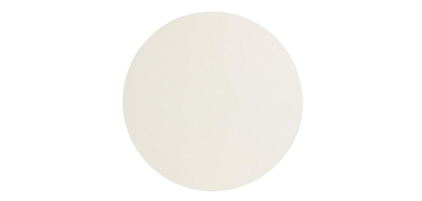 Prêt à peindre carton toilé Ø 30cm 3mm - Blanc