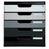 MODULO A4 5 black/shades of grey glossy - Shades of grey