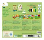 Coffret pâte à modeler gommettes animaux - Vert