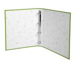 Carpeta Exacompta forrada polipropileno 4 anillas 30mm - A4 - Verde anis
