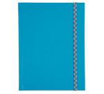 Carnet Iderama 220x170, 192 pages lignées - Bleu