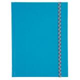 Carnet Iderama 220x170, 192 pages lignées - Bleu