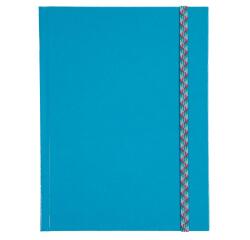 Iderama notebook 220x170, 192 lined pages - blue