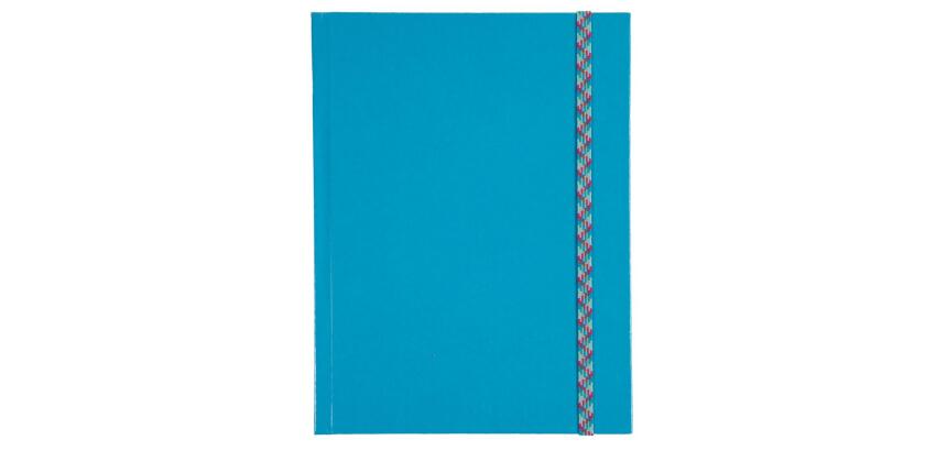 Carnet Iderama 220x170, 192 pages lignées - Bleu