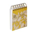 Jardin des Sens, Bloc reliure intégrale en-tête 9x11 cm, 160 feuilles, uni, ass.