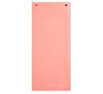 Paquet 100 fiches intercalaires horizontales unies perforées - 105x240mm
