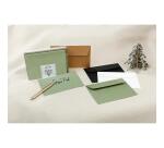 Coffret Pollen de 20 enveloppes C6 (114x162mm) + 20 cartes simples 110x155mm - Noël cosy - Multicolore