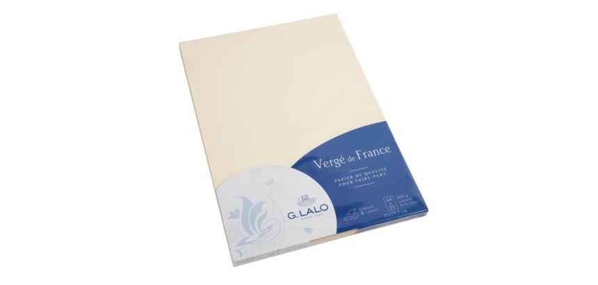 50 feuilles A4 Vergé 160g