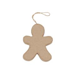 Bonhomme de pain d'épices à suspendre 8,5cm - Kraft