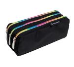 Trousse rectangle 3 compartiments Rainbow - Noir