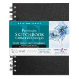 Epsilon Series carnet spiralé 50F 15,2x20,3cm 150g - Blanc