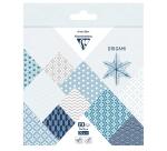 ORIGAMI, Pochette de 60 feuilles 70g/m2 au format 15x15cm - Hiver - Multicolore