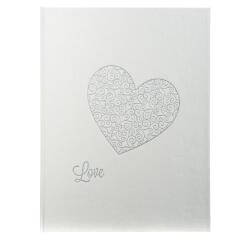 Libros de firmas HARMONY 27x22 cm - 100 páginas lisas - Blanco lentejuelado