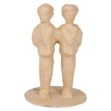 Figurines mariés : homme + homme - Kraft