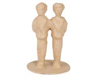 Figurines mariés : homme + homme - Kraft