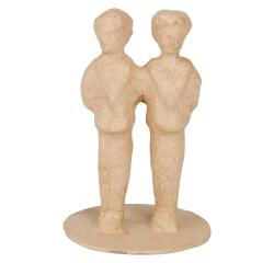 Figurines mariés : homme + homme - Kraft