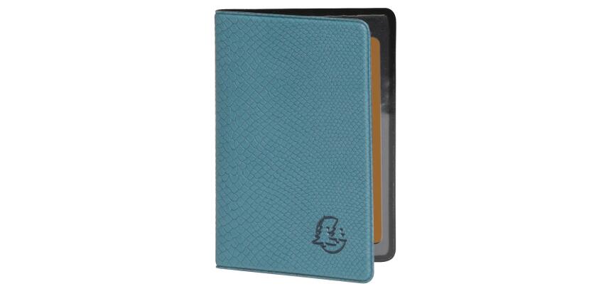 Porte-cartes Kaa - Bleu/Vert