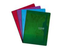 Cahier brochure souple dos toilé 7000 24x32 cm 288 pages petits carreaux 70 g - Assortis