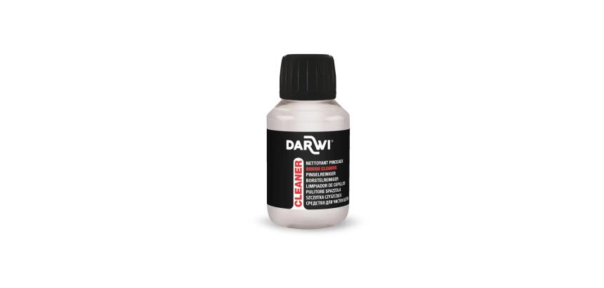 DARWI Flacon de 100 ml de Nettoyant pour Pinceaux