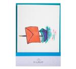 CARTE DOUBLE + ENVELOPPE C6 ENCRE&PLUME, SOUS SACHET