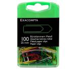 Boîte de 100 attaches lettres couleur 25mm - Couleurs assorties