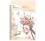 Carnet de coloriage Wild Dream - Rose beige