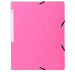 Folder Elastic w/o Flap+Label A4 Lime - Pink