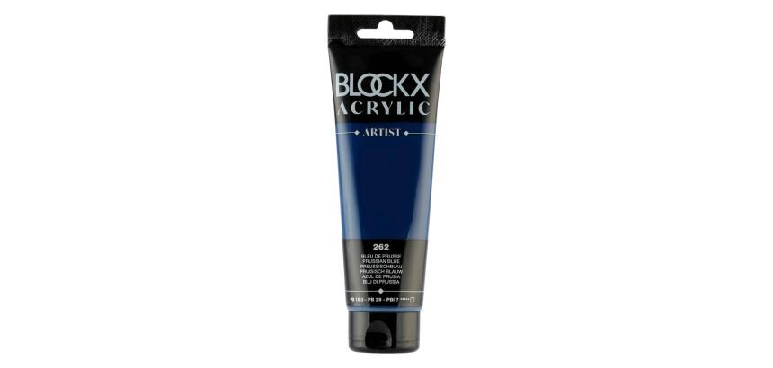 Peinture acrylique fine tube 120ml - Bleu de Prusse