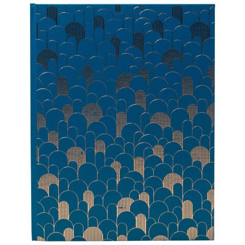 Libros de firmas NEO DECO 27x22 cm - 100 páginas lisas - Azul de Francia