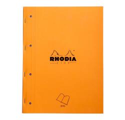 Bloc agrafé côté Side A4 80 feuilles Séyès 80 g. - Orange