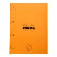 Bloc agrafé côté Side A4 80 feuilles Séyès 80 g. - Orange