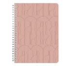 Terracotta, Carnet reliure intégrale A5 14,8x21 cm, 148 pages, ligné, ass.