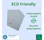 Separadores Separadores con pestañas impresas polipropileno 12/100º - Gris - Gris