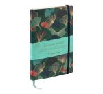 Gaïa bleu, DaytoDay journal A5 14,8 x 21 cm, 192 pages, dot, pochette à soufflet au dos, marquepage, fermeture élastique, ass.