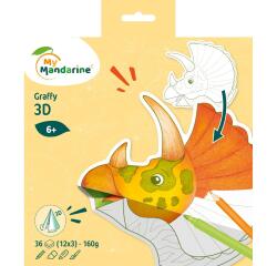 Graffy 3D, Dinosaures - Jaune