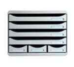 Module de classement Storebox 7 tiroirs Office - Gris lumière