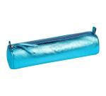 MIROR CUIR Trousse ronde Ø5,5x22 cm Miror Turquoise