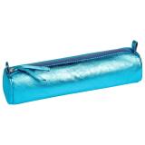 MIROR CUIR Trousse ronde Ø5,5x22 cm Miror Turquoise