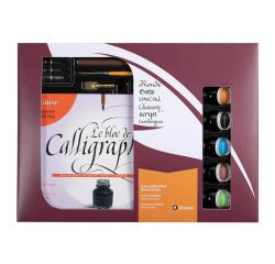 Coffret de calligraphie 5 encres