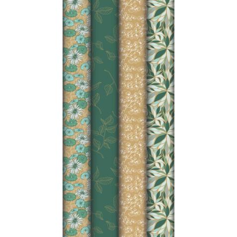 Kraft brut 70g, My Garden 2x0,70m, en carton prés. de 30rlx - Assortiment