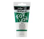 Darwi For You tube de peinture acrylique 75 ml - Vert permanent foncé