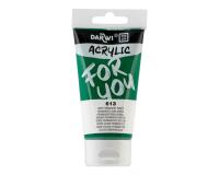Darwi For You tube de peinture acrylique 75 ml - Vert permanent foncé