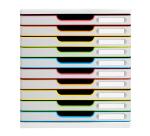 Módulo A4, cajones cerrados + 10 alturas + STOP de seguridad, tamaño: 10 X 26mm Black Office