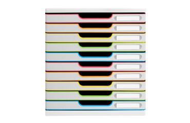 MODULO A4 10 draw white/harlequin/white - White/harlequin