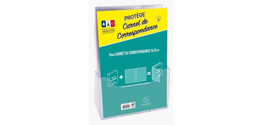 Protège carnet de correspondance - Couleurs assorties
