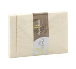 20 enveloppes C6 (114x162mm) paille gommées - ivoire